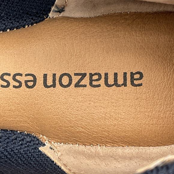 NEW Amazon Essentials Women’s Knit Ballet Flats Navy Size 5 - Picture 6 of 10